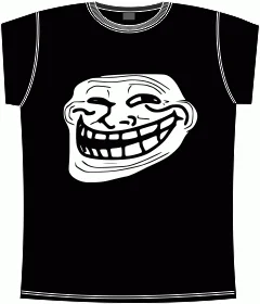 Troll Face black